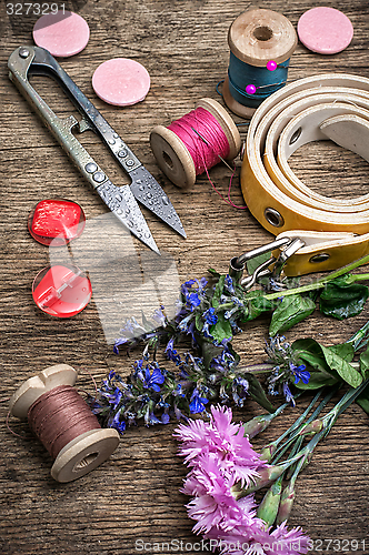 Image of sewing tools