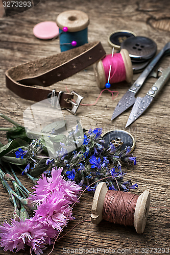 Image of sewing tools