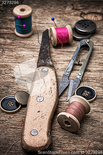 Image of sewing tools