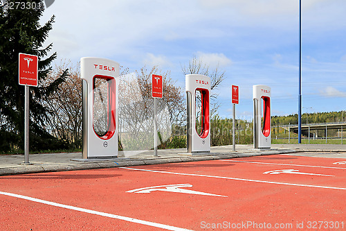 Image of Tesla Supercharger Station in Paimio, Finland