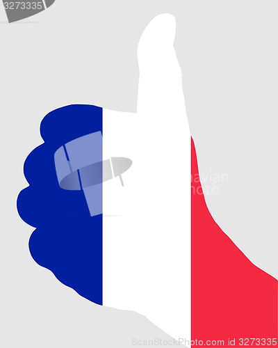 Image of French hand signal