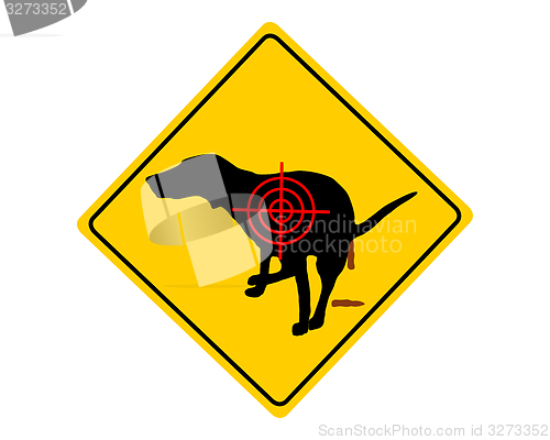 Image of Aim at dogs crapping