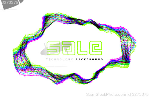 Image of Sale triangle background