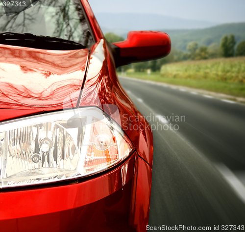 Image of Red car