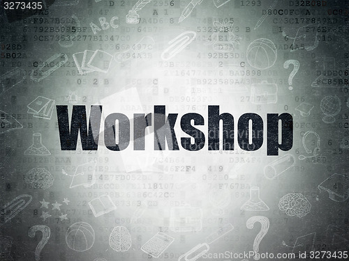 Image of Studying concept: Workshop on Digital Paper background