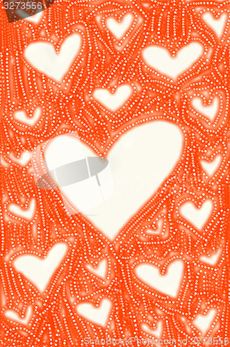 Image of Abstract background with hearts