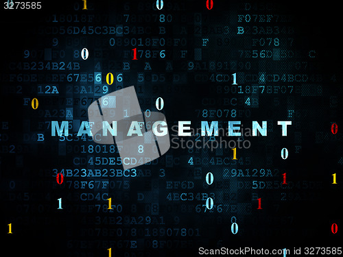 Image of Finance concept: Management on Digital background