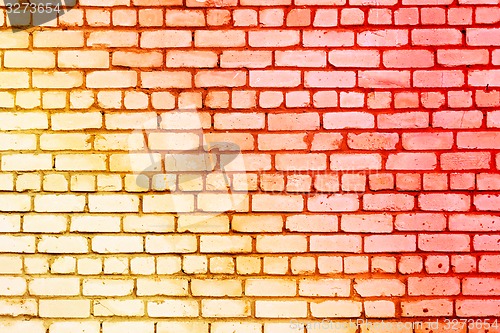 Image of Brick wall photographed  