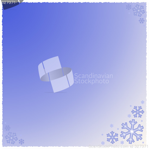 Image of Graphic Snowflake Background