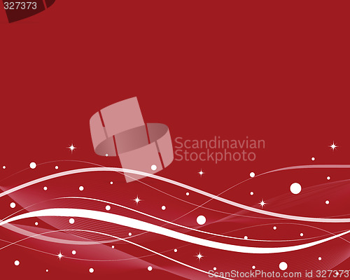 Image of Red Winter Background