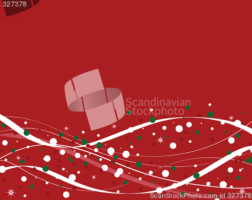 Image of Red Winter Background