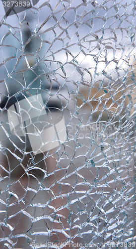 Image of cracked glass  