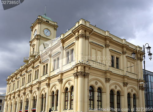 Image of Leningrad station in Moscow  