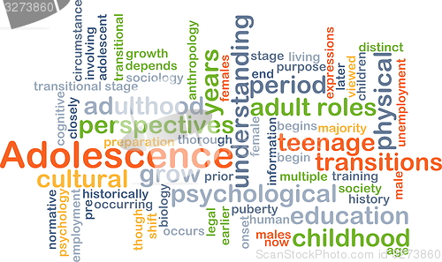 Image of Adolescence background concept