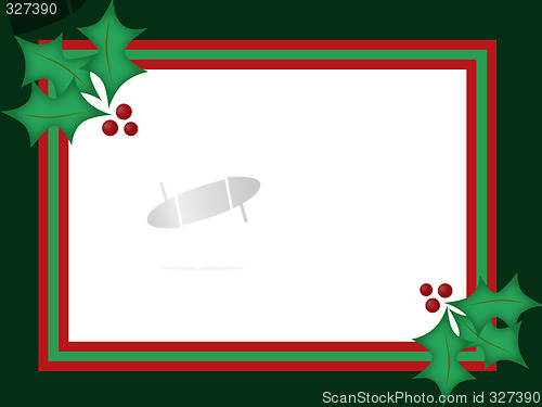 Image of Holly Christmas Card
