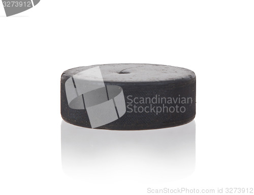 Image of Hockey puck isolated