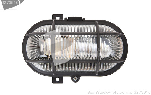 Image of Old industrial lamp isolated