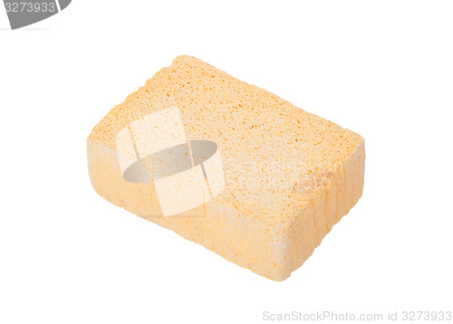 Image of Simple sponge isolated on white