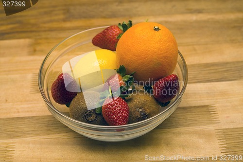 Image of Bowl of fruits