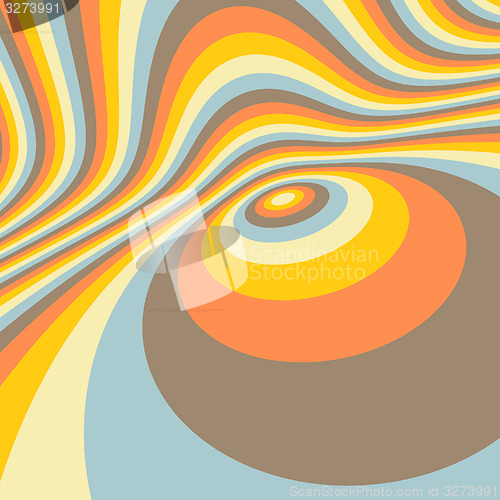 Image of Abstract swirl background. Pattern with optical illusion. 