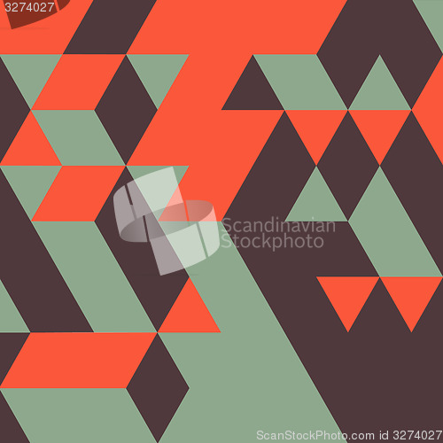 Image of Abstract geometrical 3d background. 