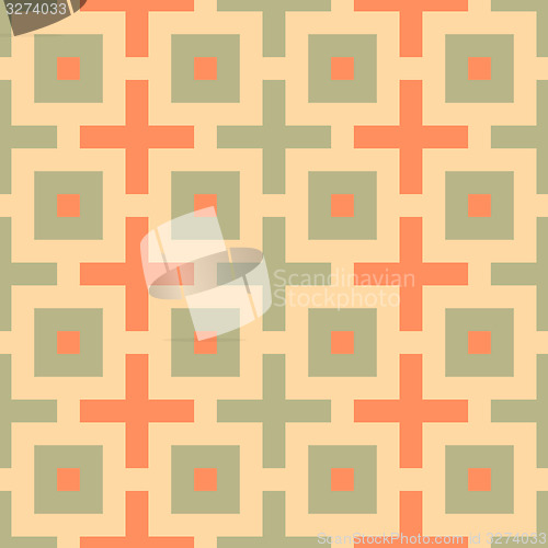 Image of Seamless geometric background. Mosaic. 