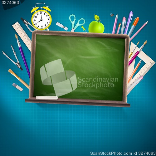 Image of Modern school background. EPS 10