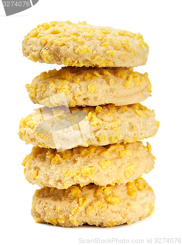 Image of Homemade Cookies With Cornflake Chips