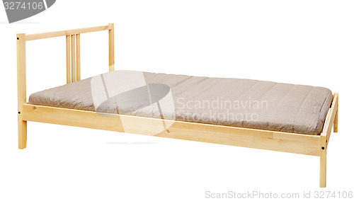 Image of Wooden Bed