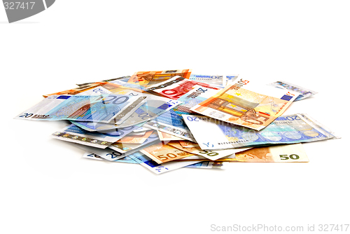 Image of Euro pile