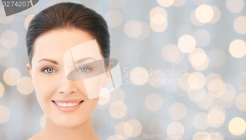 Image of beautiful young woman face