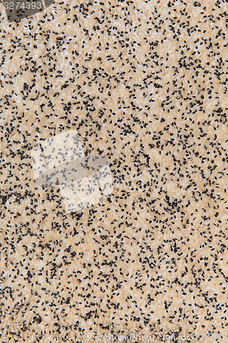 Image of sesame seeds texture