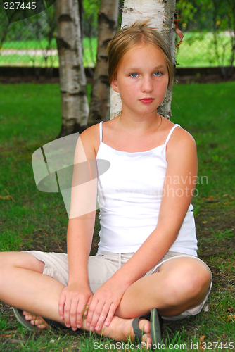 Image of Young girl portrait