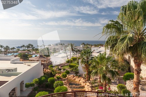 Image of Beach at the luxury hotel, Sharm el Sheikh, Egypt