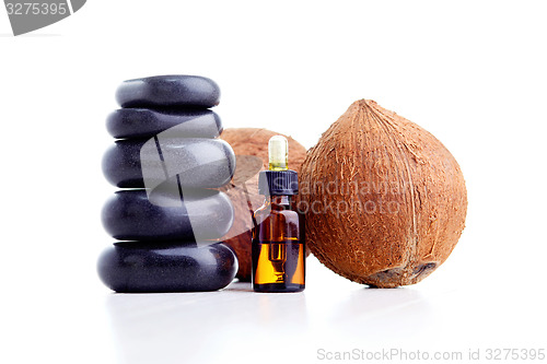 Image of coconut essential oil