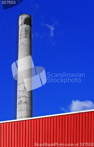 Image of Factory with chimney