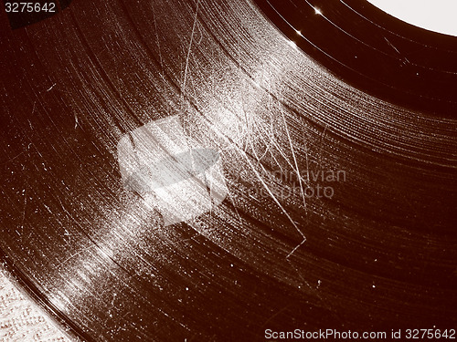 Image of Retro look Scratched record