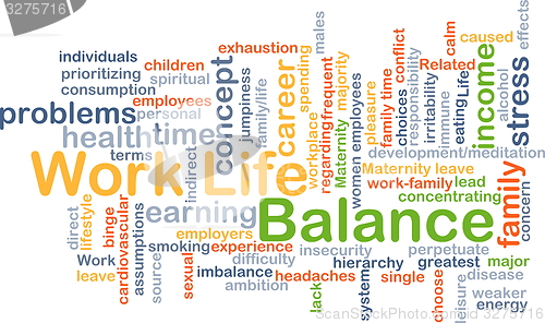 Image of Work-life balance background concept