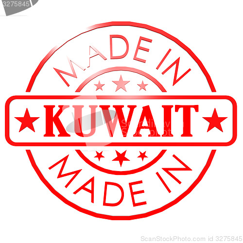 Image of Made in Kuwait red seal
