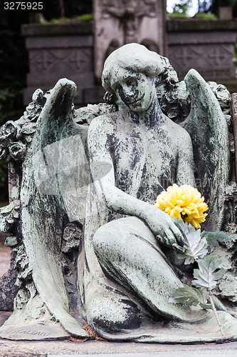 Image of Old Cemetery statue