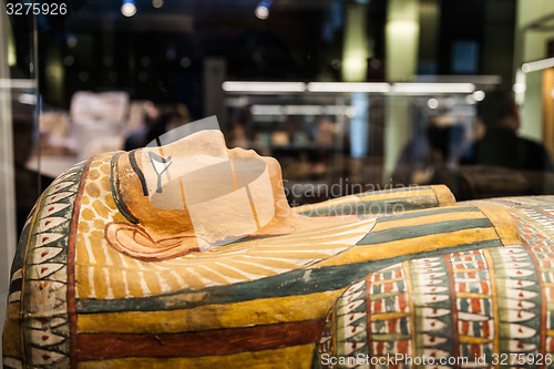 Image of Egyptian sarcophagus