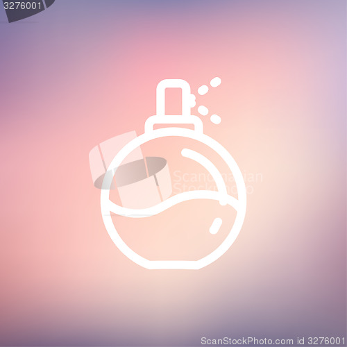 Image of Perfume thin line icon