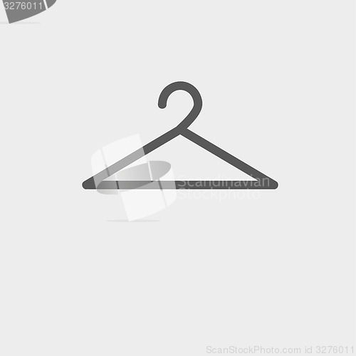Image of Hanger thin line icon