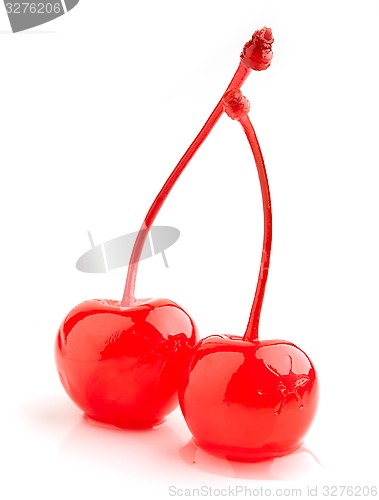 Image of red cherries