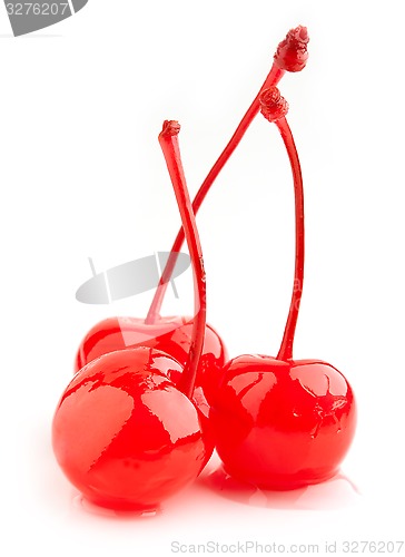 Image of red cherries