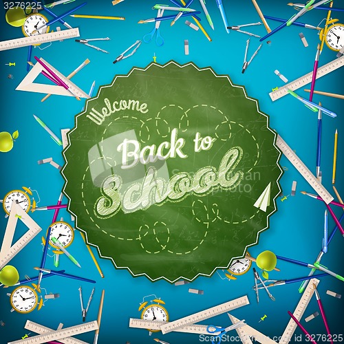 Image of Back to school background. EPS 10