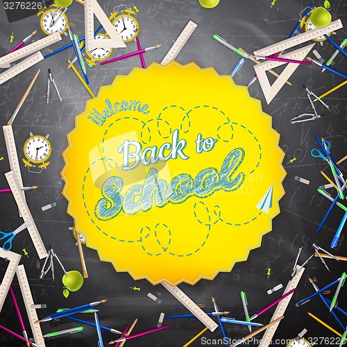 Image of Back to school background. EPS 10