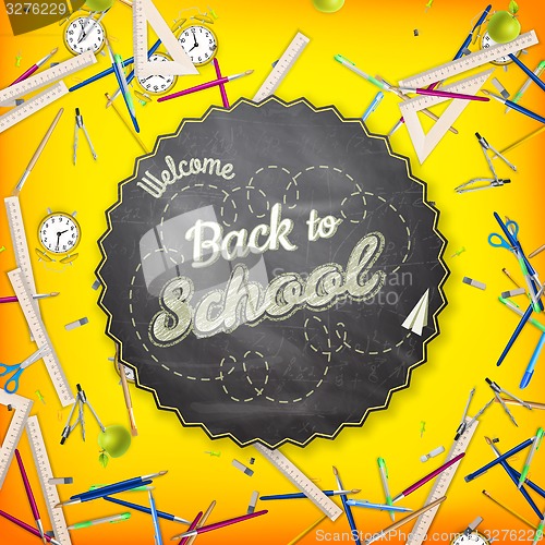 Image of Back to school background. EPS 10