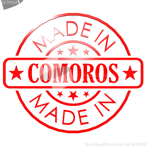 Image of Made in Comoros red seal
