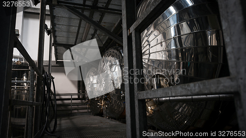 Image of Industrial interior of an alcohol factory